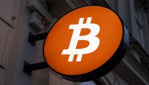 Das Bild zeigt das Bitcoin-Logo