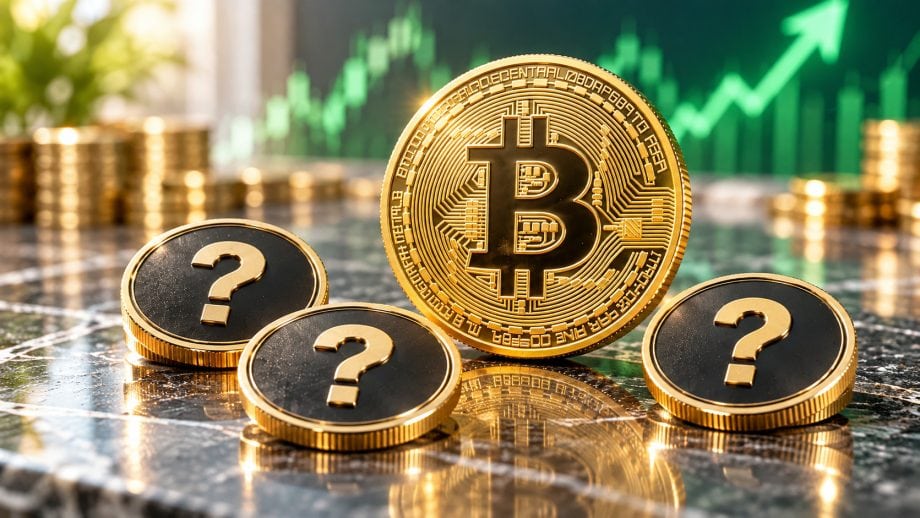 Bitcoin und drei weitere, mysteriöse Krypto-Münzen mit Fragezeichen