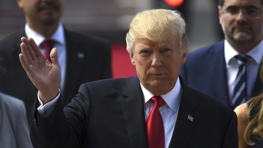 Das Bild zeigt Donald Trump