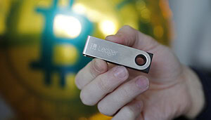 Eine Ledger-Wallet