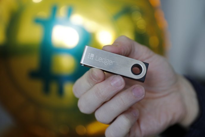 Eine Ledger-Wallet