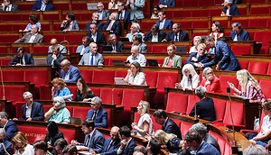 Kammer der Nationalversammlung, Fragestunde mit der Regierung am 15. Juli 2026, Nationalversammlung, Paris.